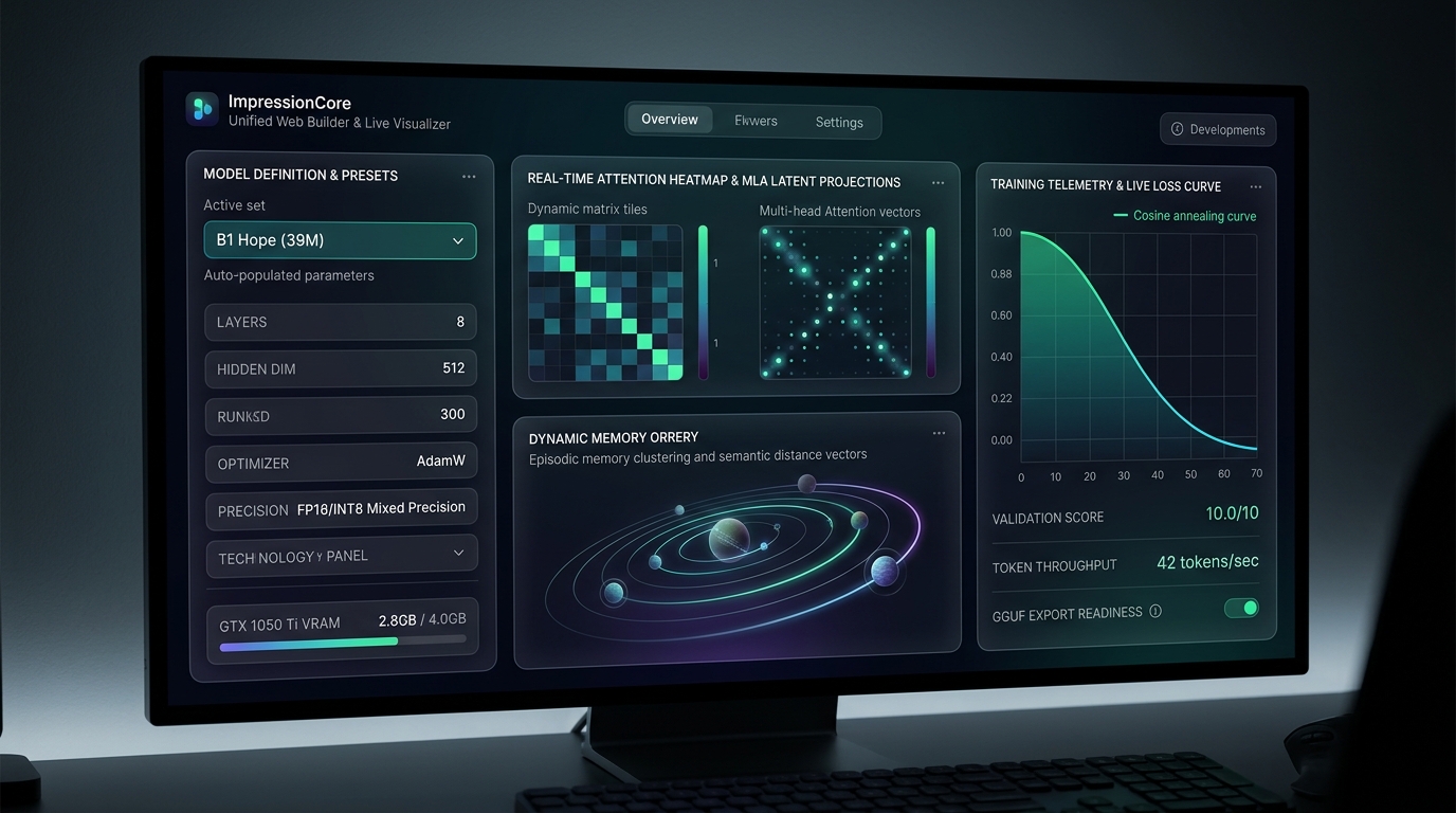 ImpressionCore Unified Model Builder & Visualizer Suite